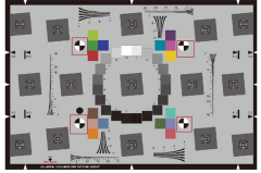 不同年代的解像力测试图MTFSFRISO12233